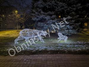 Новогодние мишки в Обнинске