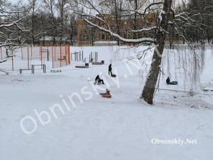 Внимание! Катание в Репинском овраге запрещено