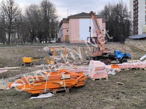 В Репинском овраге начались работы!