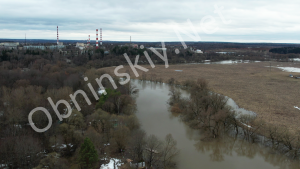 Разлив реки Протва г. Обнинск 13.04.2022