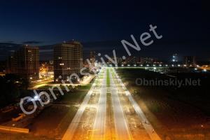 Ночные дороги в Обнинске