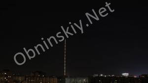 Вышка в Обнинске ночью