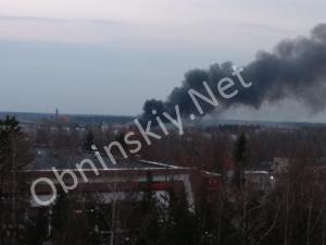 Пожар в Обнинске 11.04.2019