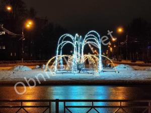 Новогодние украшения в Обнинске