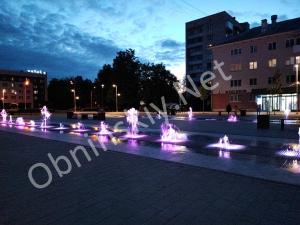 Заработали фонтаны на улице Лейпунского в Обнинске