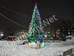 Новогодняя ёлка в городе Белоусово.