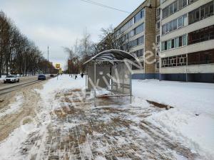 Новый остановочный павильон на ул. Калужской