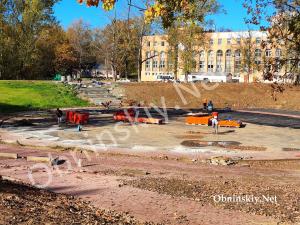 Благоустройство в Репинском овраге в Обнинске