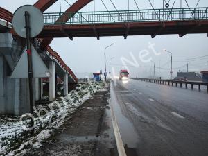 Задымлённость в Обнинске в районе первого пешеходного моста