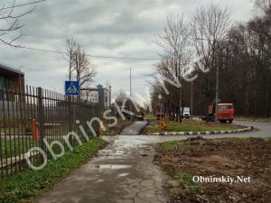 Новый участок пешеходной дороги в сторону ИАТЭ. 25.11.2025г