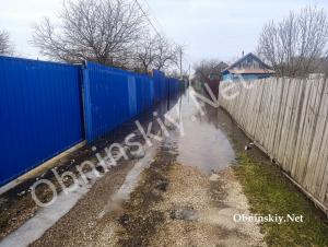 Паводковые воды продолжают заливать обнинские дачи