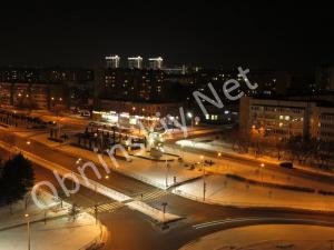 Ночная атмосфера зимнего Обнинска