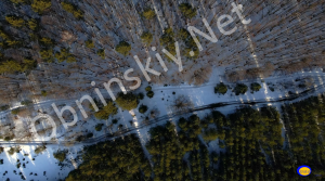 Полёт над рекой Протвой, аросъёмка 4K