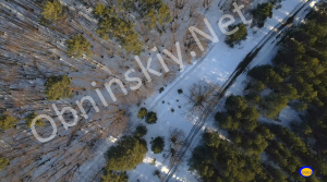 Полёт над рекой Протвой, аросъёмка 4K