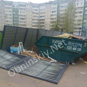 Новые площадки для крупногабаритного мусора в Обнинске