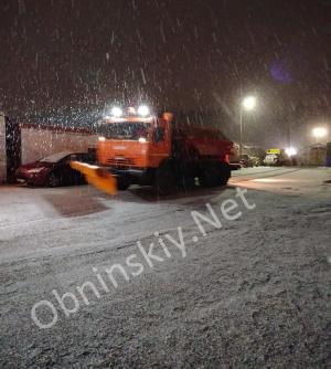 Техника МАУ "Благоустройство" выехала на уборку дорог города