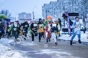 Костюмированный забег "Новогодний хоровод" в Обнинске