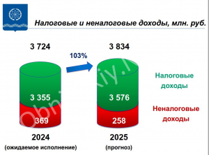 Бюджет Обнинска на 2025 год