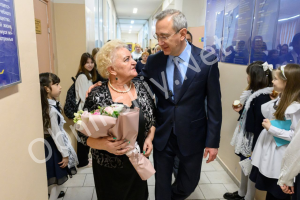 Владислав Шапша со своей первой учительницей - Клавдия Георгиевна Бочкова