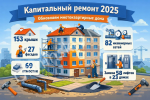 Капитальный ремонт в цифрах: Итоги 2025 года для Калужской области