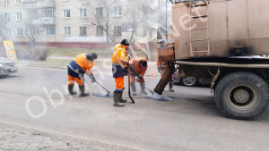 В Обнинске уже начался ямочный ремонт