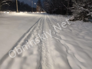 Как Вам "почищенные" пешеходные дорожки в Обнинске?