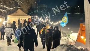Крещенские купания в Обнинске: 94 смельчака окунулись в ледяную воду