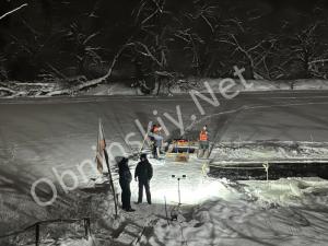 Крещенские купания в Обнинске: 94 смельчака окунулись в ледяную воду