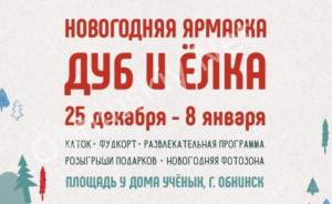 Новогодняя ярмарка "ДУБ и ЁЛКА"