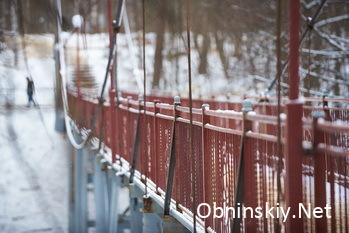 Губернатор Калужской области побывал на реконструированном мосту через Репинку