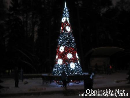 Открытие ёлки в городском парке Обнинск