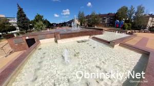 Фонтаны в Обнинске - Прохладное видео для жаркого лета
