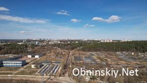 Вид на Обнинск с очистных