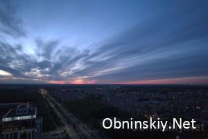 Закат в Обнинске
