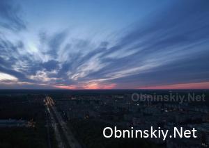 Закат в Обнинске