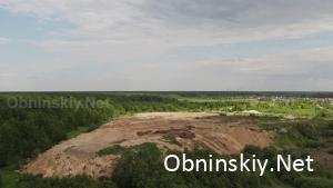 Питомник саженцев в Обнинске выращивает огромную кучу отходов. Аэросъёмка