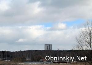 Вид на г. Обнинск с плотины