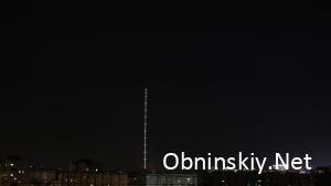 Вышка в Обнинске ночью