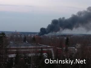 Пожар в Обнинске 11.04.2019