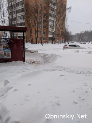 Снегопад в Обнинске