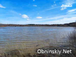 река Протва разлилась в Обнинске