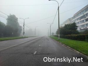 Обнинск в тумане