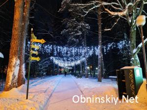 Новогодний Старый парк в Обнинске