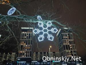Новогодний дуб в Обнинске
