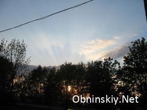 Солнце в Обнинске