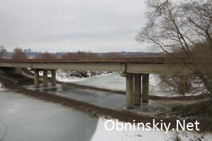 Район плотины Обнинск. Грязь с дороги