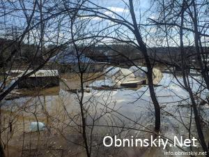 Весенний паводок в Обнинске