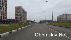 Новый участок дороги - проспект Ленина г. Обнинск. Дорога туда и обратно.
