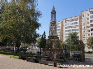 Эйфелева башня в городе Обнинске