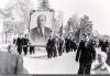 pastvu.com Одна из первых демонстраций в Обнинске. 1957 г.